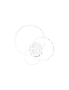 Frame pl cerchio bianco lampada da soffitto LED
