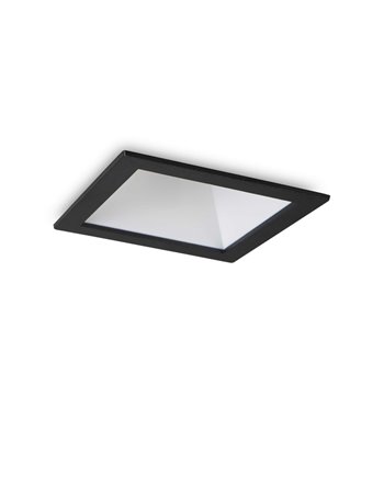 Game square 11w 3000k bk wh lampada da incasso LED