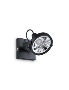 Glim pl1 nero lampada da soffitto GU10