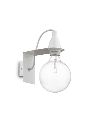 Minimal ap1 bianco lampada da parete E27