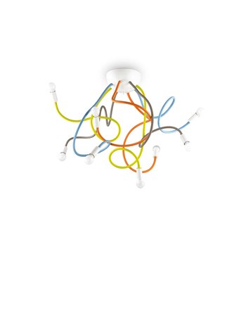 Multiflex pl8 color lampada da soffitto E14