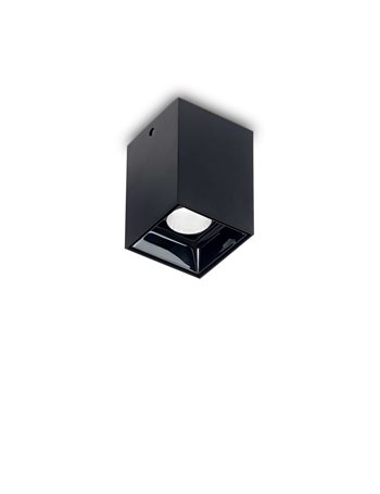 Nitro pl 10w square nero lampada da soffitto LED