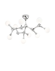 Nodino pl9 cromo lampada da soffitto G9