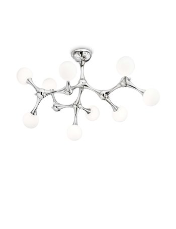 Nodino pl9 cromo lampada da soffitto G9