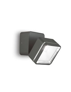Omega ap square antracite 4000k lampada da parete LED