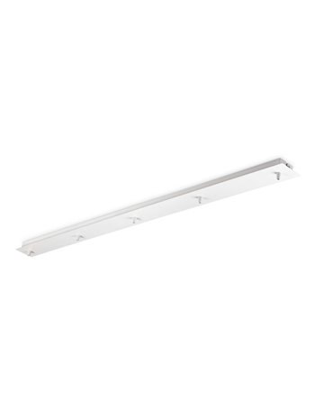 Rosone lineare 5 luci bianco rosone 