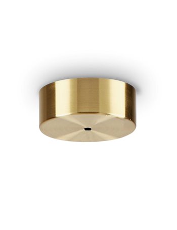 Rosone magnetico 1 luce ottone brunito rosone 