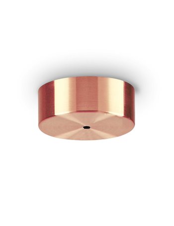 Rosone magnetico 1 luce rame brunito rosone 