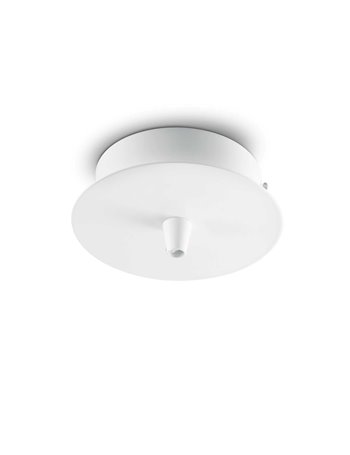 Rosone standard 1 luce bianco rosone 