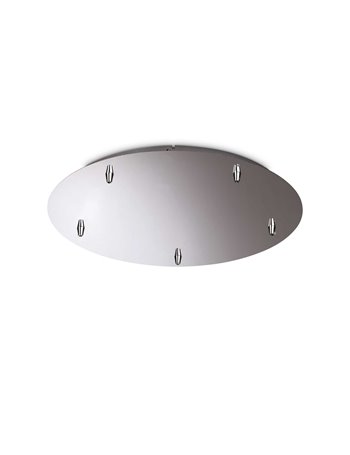 Rosone standard 5 luci cromo rosone 