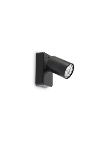 Rudy ap1 nero lampada da parete GU10