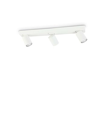Rudy pl3 bianco lampada da soffitto GU10