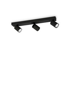 Rudy pl3 nero lampada da soffitto GU10