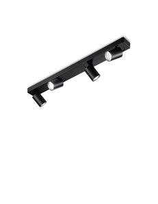 Rudy pl4 nero lampada da soffitto GU10