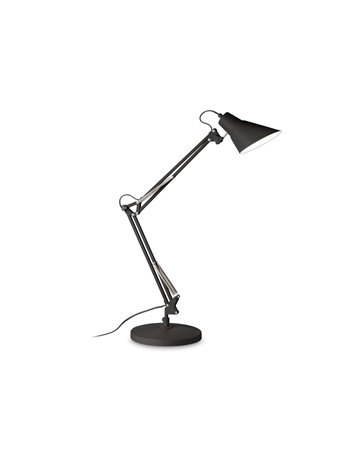 Sally tl1 total black lampada da tavolo E27