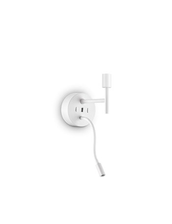 Set up map2 bianco lampada da parete E27/LED