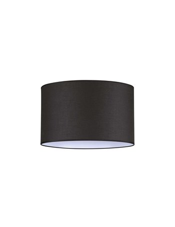 Set up paralume cilindro d45 nero paralume 