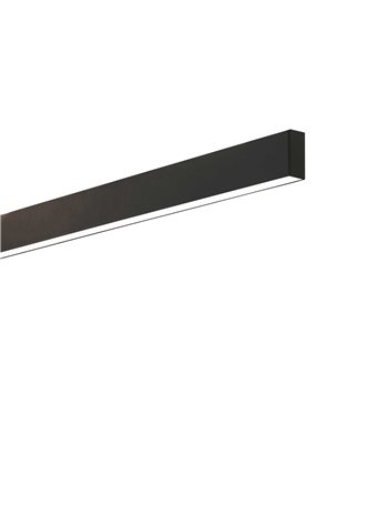 Steel wide bk 3000k lampada da soffitto LED