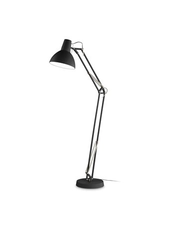 Wally pt1 total black lampada da terra E27
