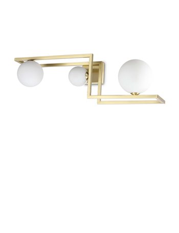 Angolo pl3 ottone lampada da soffitto G9