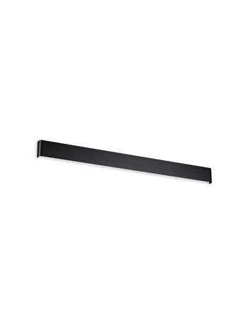 Delta ap d110 3000k nero lampada da parete LED