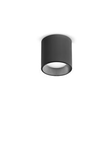 Dot pl 3000k nero lampada da soffitto LED