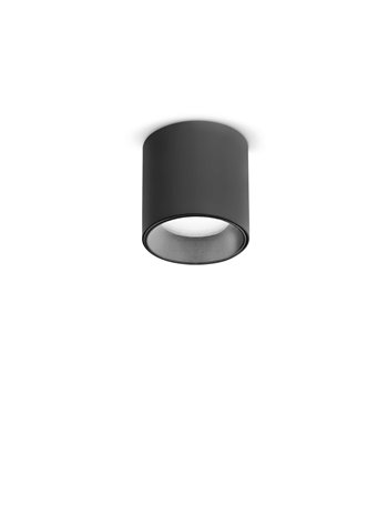 Dot pl 3000k nero lampada da soffitto LED