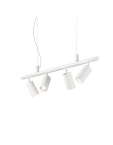 Dynamite sp4 bianco lampada a sospensione GU10