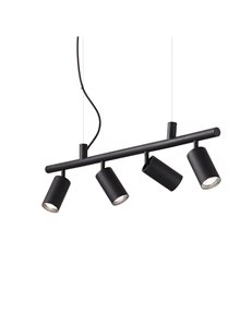 Dynamite sp4 nero lampada a sospensione GU10
