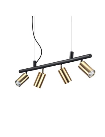 Dynamite sp4 ottone lampada a sospensione GU10