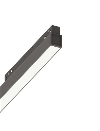 Ego wide 13w 3000k 1-10v bk sistema lineare LED