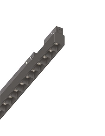 Ego accent 07w 3000k 1-10v bk sistema lineare LED