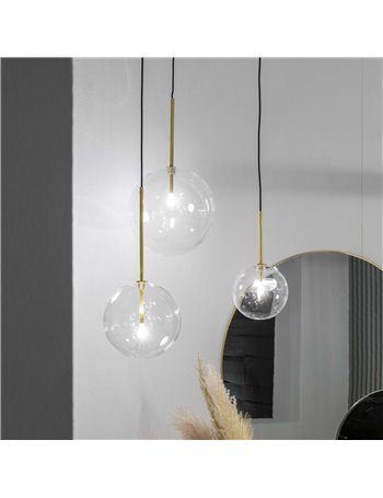 Equinoxe sp1 d20 ottone lampada a sospensione G4