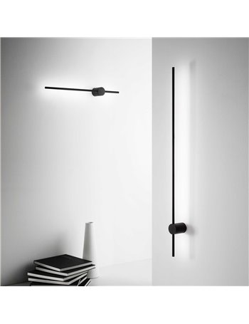 Essence ap 20w nero lampada da parete LED