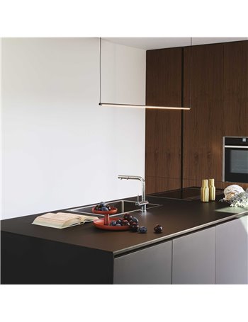 Essence sp 20w nero lampada a sospensione LED