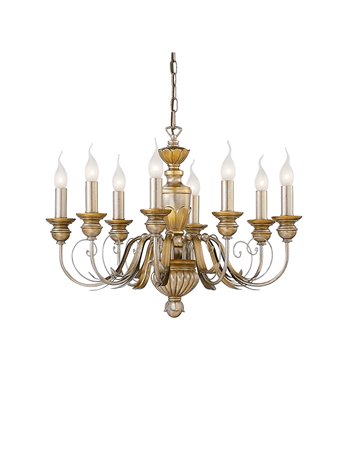Firenze sp8 oro lampada a sospensione E14