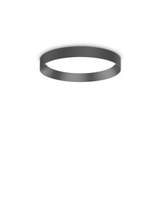 Fly pl d35 4000k nero lampada da soffitto LED