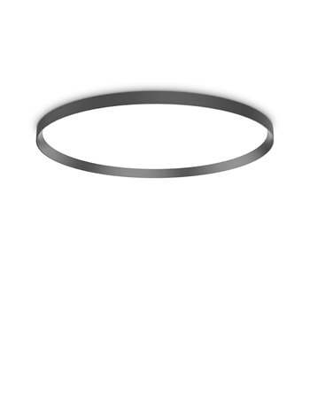Fly pl d90 4000k nero lampada da soffitto LED