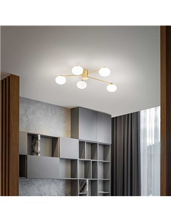 Hermes pl5 lampada da soffitto G9