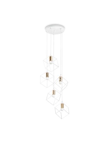 Ice sp5 bianco lampada a sospensione E27