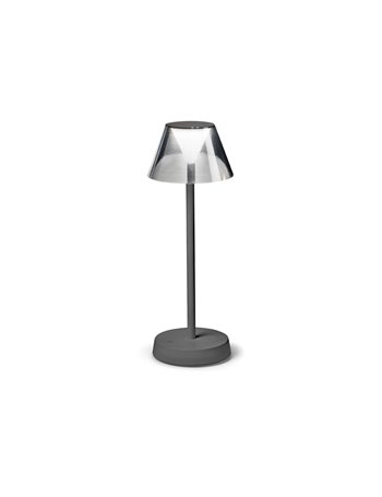 Lolita tl cool grey lampada da tavolo LED