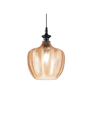 Lord sp1 ambra lampada a sospensione E27