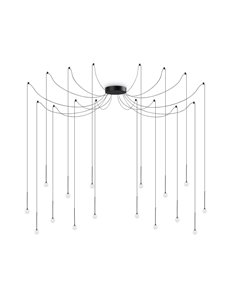 Lucciola sp16 nero lampada a sospensione LED