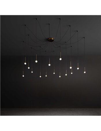 Lucciola sp16 ottone lampada a sospensione LED