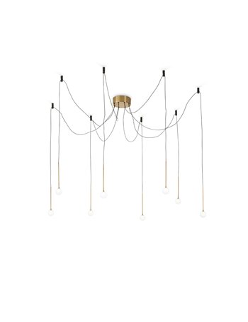 Lucciola sp8 ottone lampada a sospensione LED
