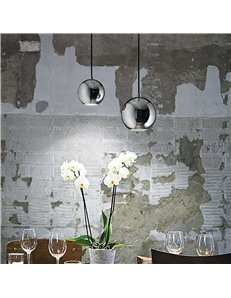 IDEAL LUX: Mr jack sp1 sospensione small ø12 cromo in offerta 2