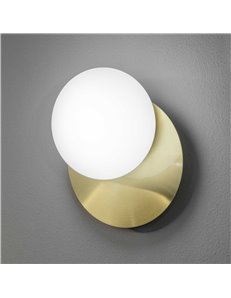 Ninfea ap1 ottone lampada da parete GX53 2