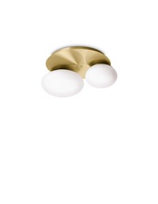 Ninfea pl2 ottone lampada da soffitto GX53