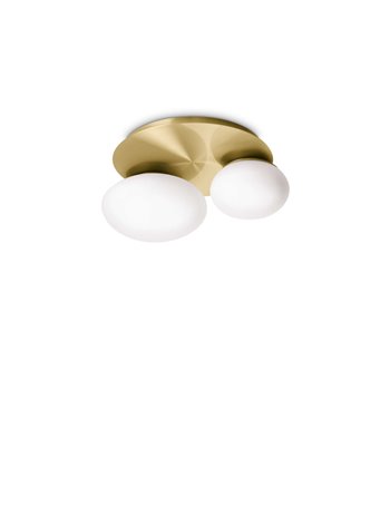 Ninfea pl2 ottone lampada da soffitto GX53