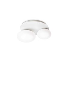 Ninfea pl2 bianco lampada da soffitto GX53